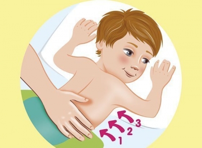 массаж ребенку при кашле